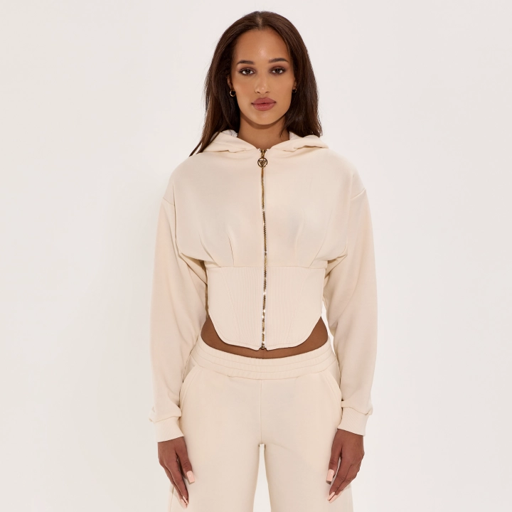 720-square-P-39 Avorio Hoodie